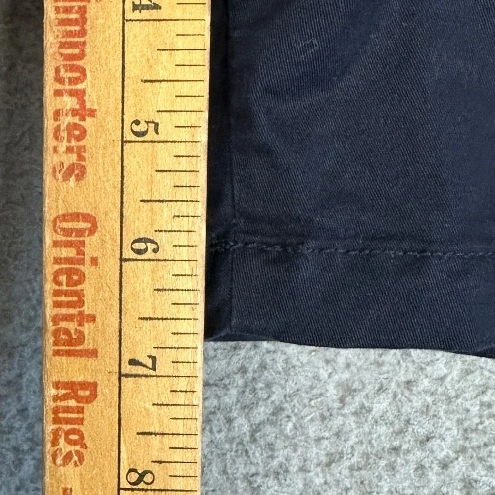 Gap Shorts Mens XL Navy Pull-On Chino Stretch Waist Drawstring Casual Pockets